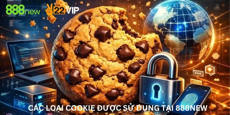 Các loại cookie được sử dụng tại 888New